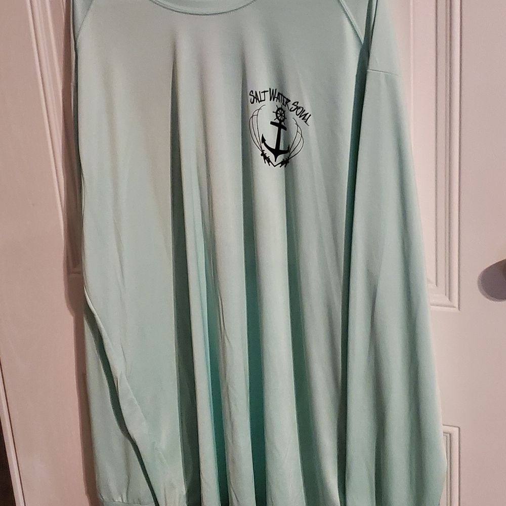 (NEW) Men's Long-Sleeve Salt Water Soul Shirt